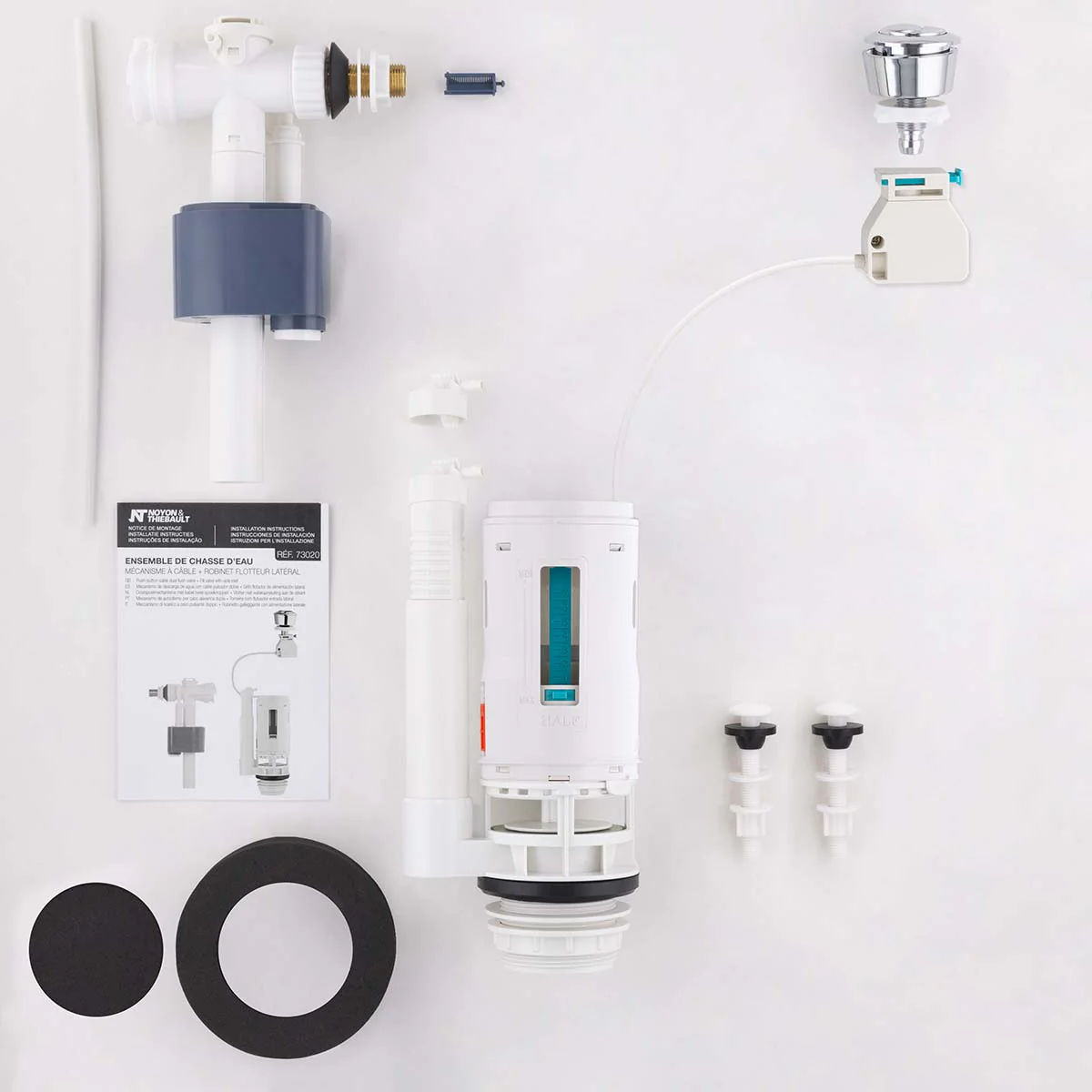 Conjunto WC mecanismo con cable + Grifo alimentación - Image 7