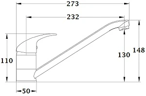 Grifo de cocina POLA cromado - Image 3