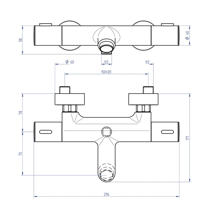 Termostático de bañera LINEATHERM - Image 5