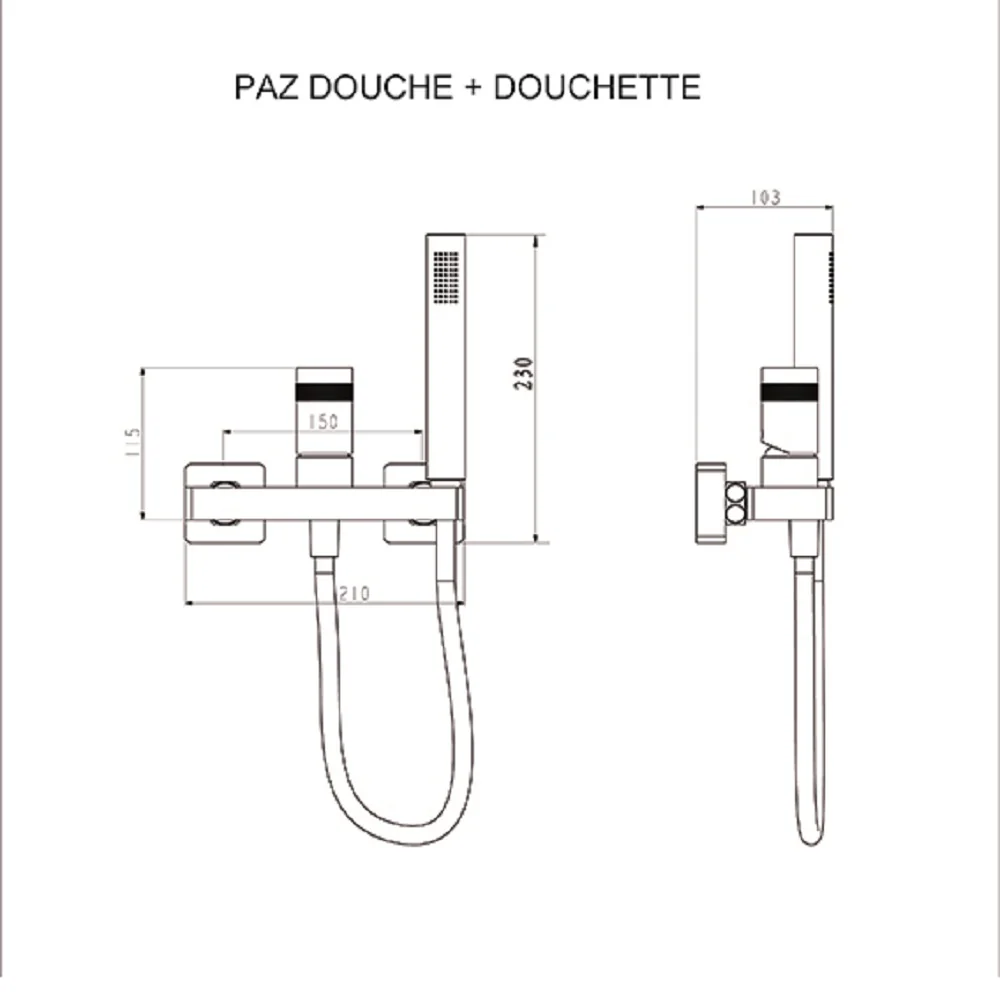 Monomando de ducha PAZ - Image 4