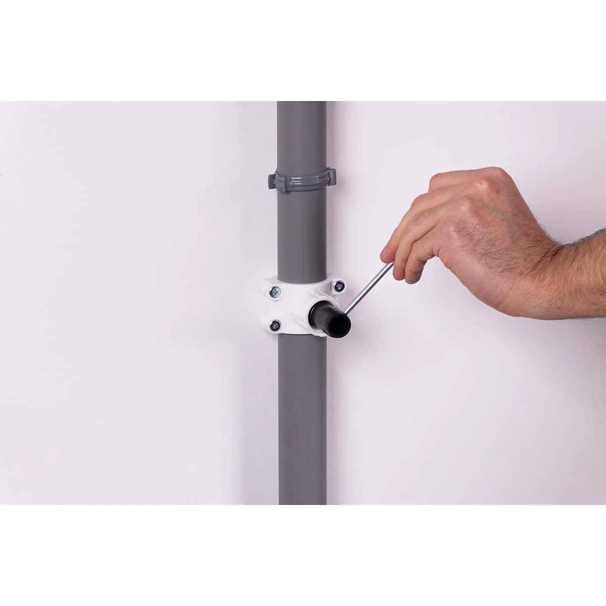 Toma de desagüe autoperforante ángulo Ø32 - 40 - Image 3