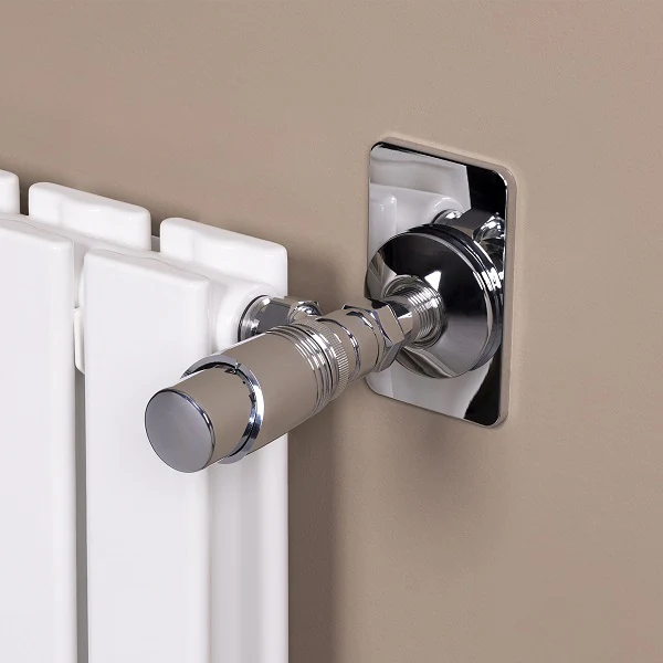 Válvula termostática escuadra para radiador cromada - Image 4